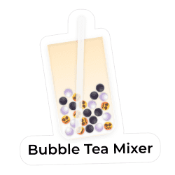 Bubble Tea Mixer sticker